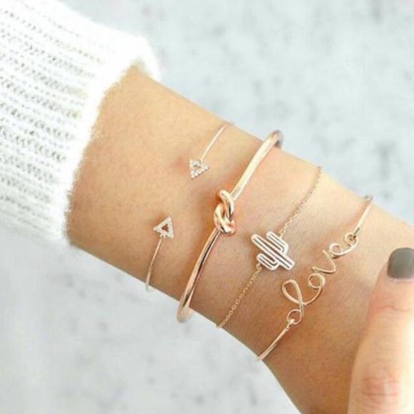 Woman’s Fashion Gold Marine Knot Bracelet Bangle - Picture 3 of 8